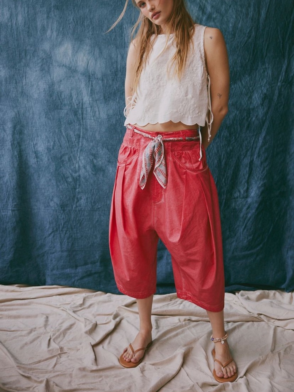 Free People Sundry Cropped Harem Pants